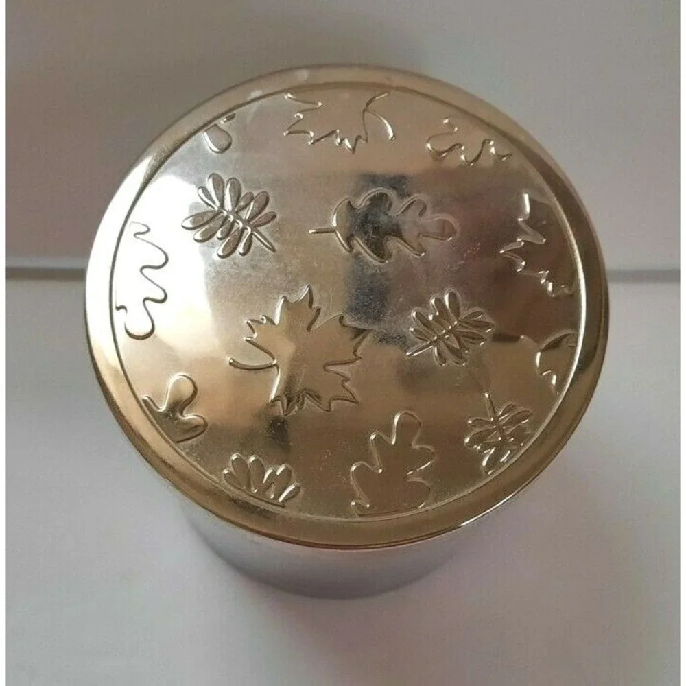 Sonoma Goods For Life Winter Blessings Scent 3 Wick Candle Floral Glass Jar Lid